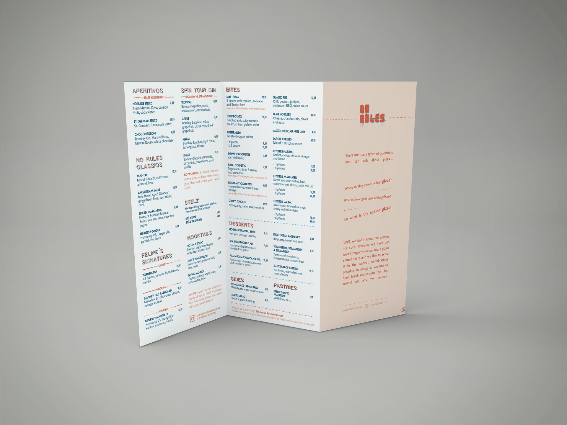 Yoshi Hoet Design -  drankmenu NR 1